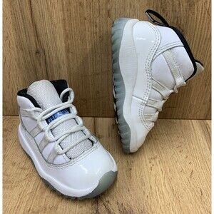 Jordan 11 Retro Toddler Sneaker Shoes Legend Blue Columbia 378040 104 Size 6C
